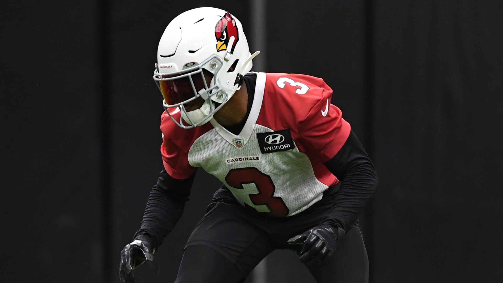 Budda Baker #3 of the Arizona Cardinals participates in drills during Training Camp at State Farm S...