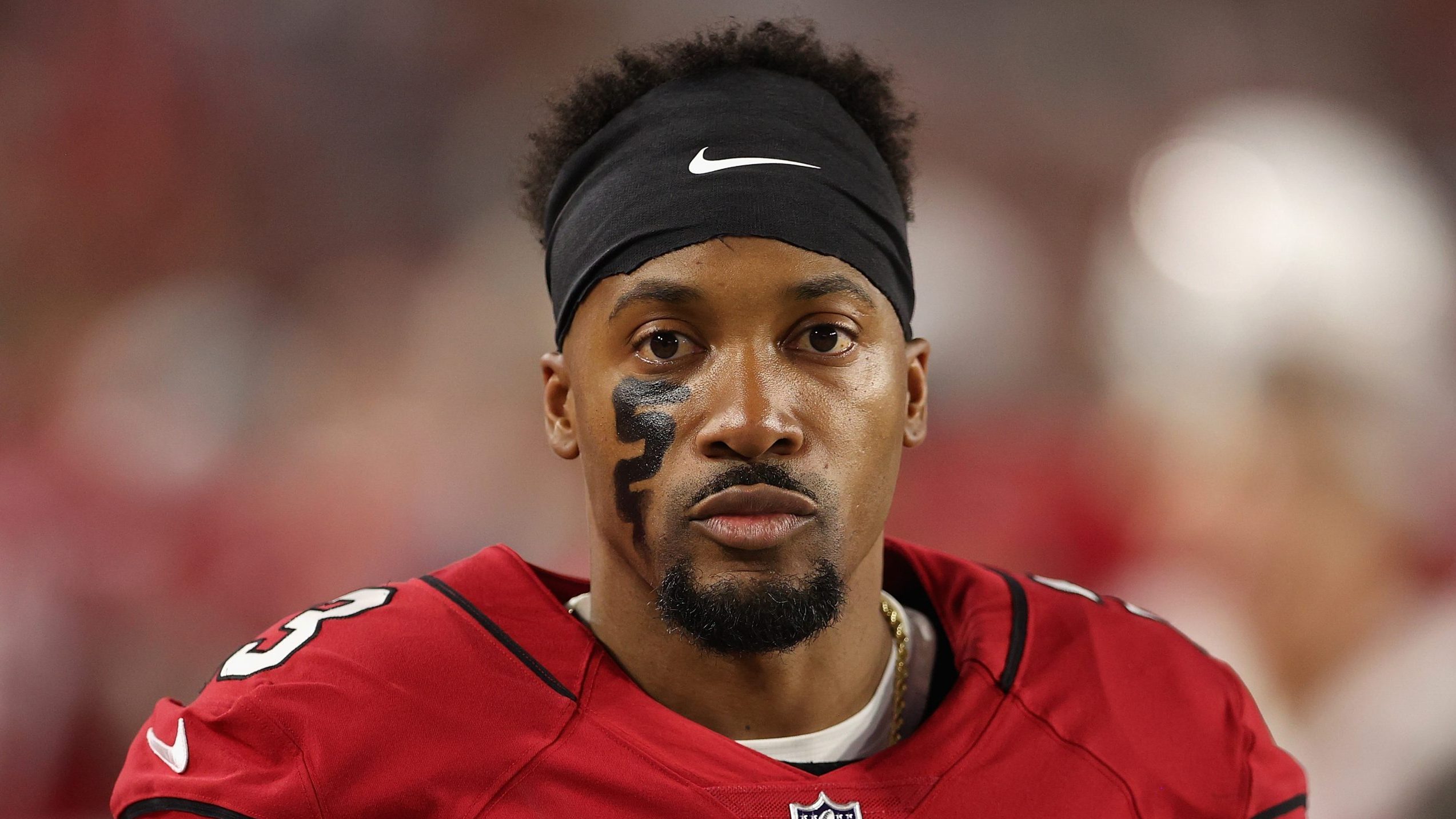 Cornerback Robert Alford #23 of the Arizona Cardinals on the sidelines during the NFL preseason gam...