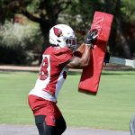 Cardinals S James Wiggins runs through drills during practice Monday, Sept. 6, 2021, in Tempe. (Tyler Drake/Arizona Sports)