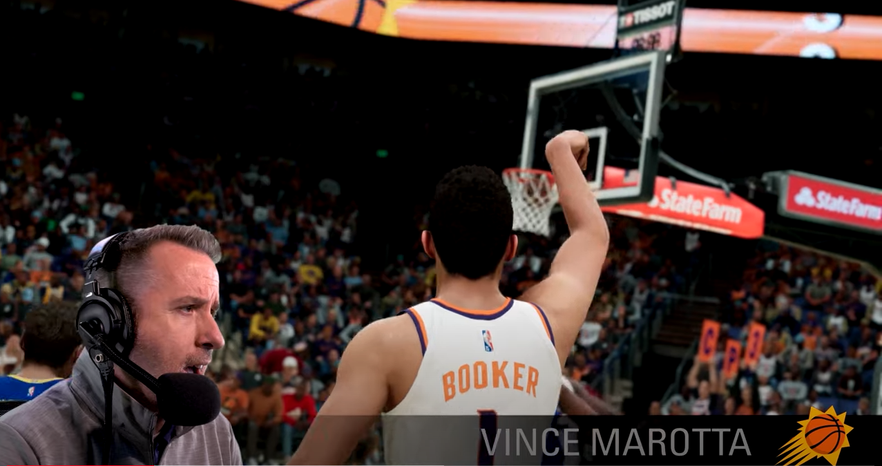 Suns PA announcer Vince Marotta to be featured in NBA 2K22 video game