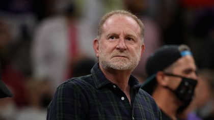Phoenix Suns and Mercury owner Robert Sarver attends Game Two of the 2021 WNBA Finals at Footprint ...