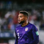 USMNT goalkeeper Zack Steffen in a 2-1 victory over Costa Rica in a World Cup qualifier on Oct. 13, 2021 in Columbus, Ohio. (Ashley Orellana Photo)