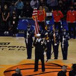 Suns military anthem singer 11/10/21 (Arizona Sports: Jeremy Schnell)
