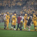 Arizona State and USC captains out for the coin toss 11/6/21 (Arizona Sports: Jeremy Schnell)