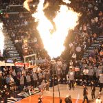 Pregame fire prior to Suns game 11/10/21 (Arizona Sports: Jeremy Schnell)