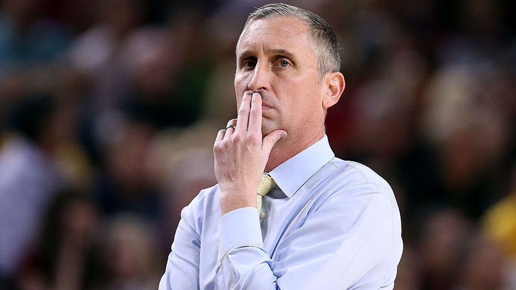 Head coach Bobby Hurley of the Arizona State Sun Devils. (File Photo by Chris Coduto/Getty Images)...