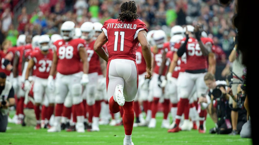 Cardinals WR Larry Fitzgerald sells Paradise Valley mansion for $18M (Photo by Jennifer Stewart/Get...