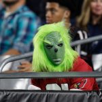 An Arizona Cardinals fans reacts during the game against the Indianapolis Colts at State Farm Stadium on December 25, 2021 in Glendale, Arizona. (Photo by Chris Coduto/Getty Images)