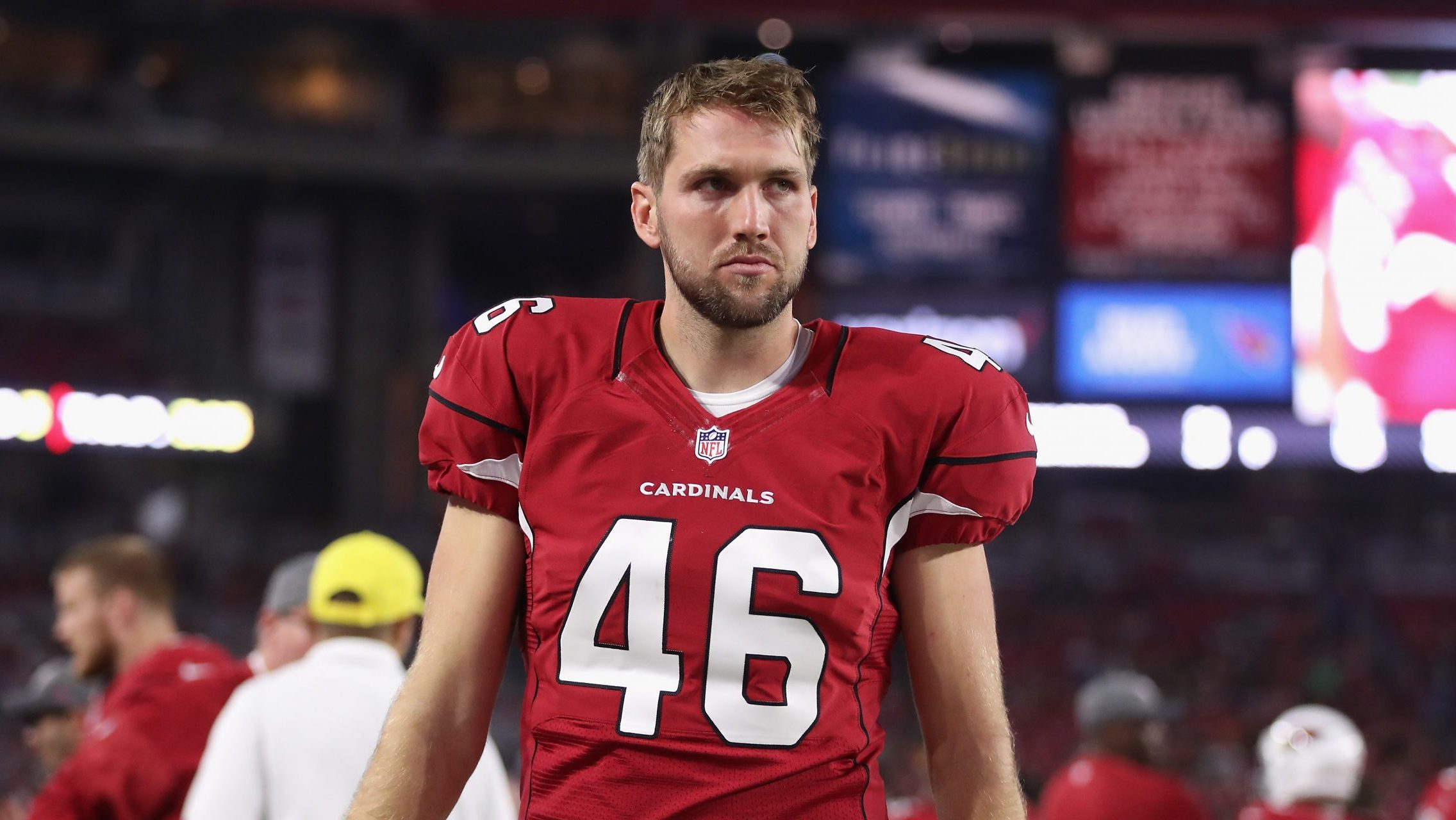 Arizona Cardinals long snapper Aaron Brewer (Photo by Christian Petersen/Getty Images)...