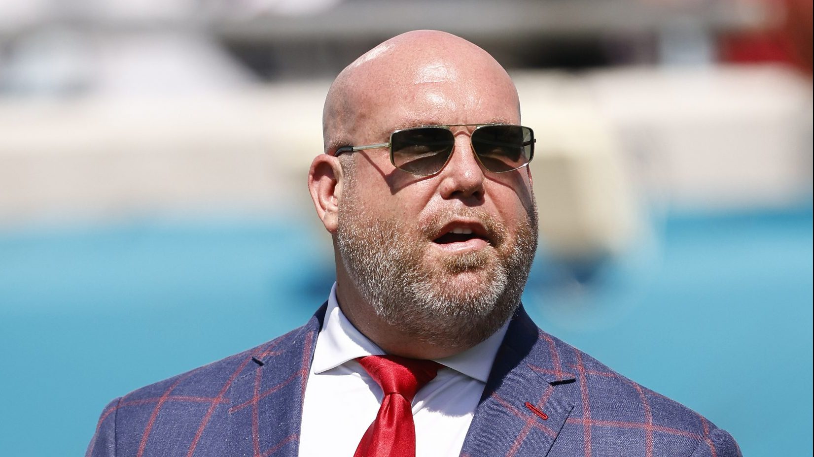 General manager Steve Keim of the Arizona Cardinals looks on prior to the game against the Jacksonv...