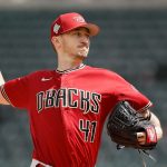 SP Zach Davies

Coming off his worst statistical season, which he spent with the Chicago Cubs, Davies hopes to rebound from his 5.78 ERA over 32 starts last year. Davies, the D-backs' fifth starter, is a product of Mesquite High School in Gilbert. 

(Photo by Christian Petersen/Getty Images)