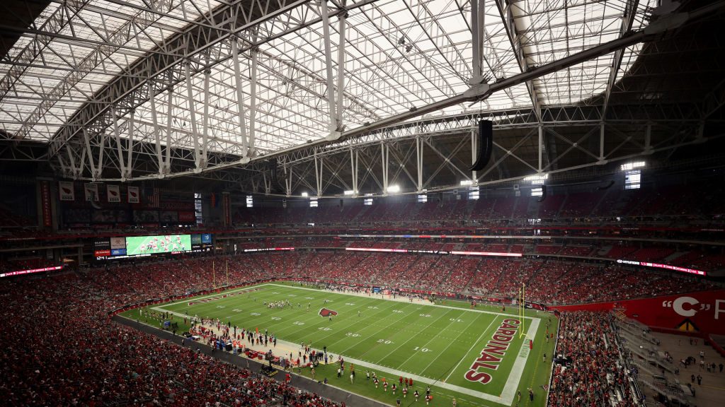 A general view during the game between the Houston Texans and Arizona Cardinals at State Farm Stadi...