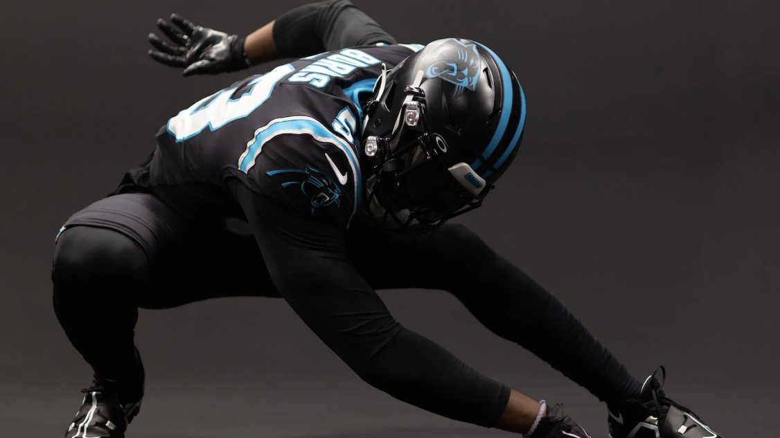 Carolina Panthers unveil black helmets, all-black uniforms for 2022