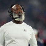 Houston Texans head coach Lovie Smith on the sidelines during the second half of an NFL football game against the San Francisco 49ers Thursday, Aug. 25, 2022, in Houston. (AP Photo/Eric Christian Smith)