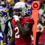 Arizona Cardinals wide receiver Marquise Brown had 14 catches in Week 3 against the Los Angeles Rams. (Jeremy Schnell/Arizona Sports)
