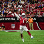 Arizona Cardinals quarterback Kyler Murray fires a pass in Week 3 against the Los Angeles Rams. (Jeremy Schnell/Arizona Sports)
