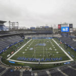 Center Parc Stadium is seen before a NCAA college football game between Georgia State and North Carolina Saturday, Sept. 10, 2022, in Atlanta. (AP Photo/Hakim Wright Sr.)