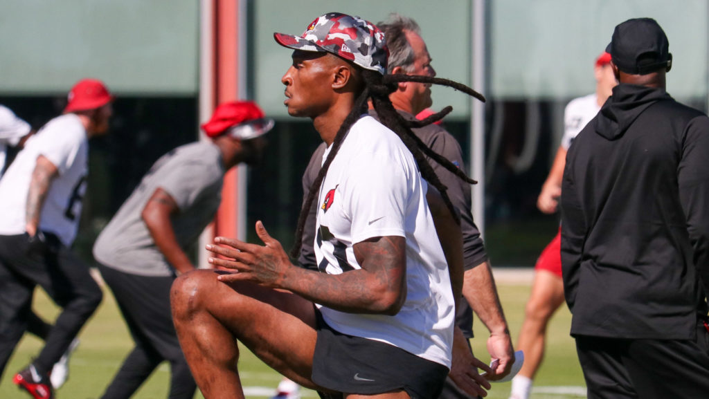 Arizona Cardinals WR DeAndre Hopkins during practice on Tuesday, Oct. 18, 2022, in Tempe. (Tyler Dr...