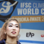 
              Miho Nonaka of Japan speaks after participating in the women's lead semi-final of the IFSC Climbing World Cup Friday, Oct. 21, 2022, in Morioka, Iwate Prefecture, Japan. After Iranian climber Elnaz Rekabi joined a growing list of female athletes who have been targeted by their governments for defying authoritarian policies or acting out against bullying, a number of others have spoken out on their concerns of politics crossing into their sporting world. (AP Photo/Eugene Hoshiko)
            