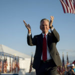 
              U.S. Sen. Tommy Tuberville, R-Ala., is introduced at a rally for former President Donald Trump at the Minden Tahoe Airport in Minden, Nev., Saturday, Oct. 8, 2022. Tuberville says that Democrats support reparations for the descendants of enslaved people because “they think the people that do the crime are owed that.” (AP Photo/Jose Luis Villegas)
            