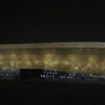 A general view of the Lusail Stadium in Lusail, Qatar, Friday, Oct. 21, 2022. (AP Photo/Hussein Sayed)