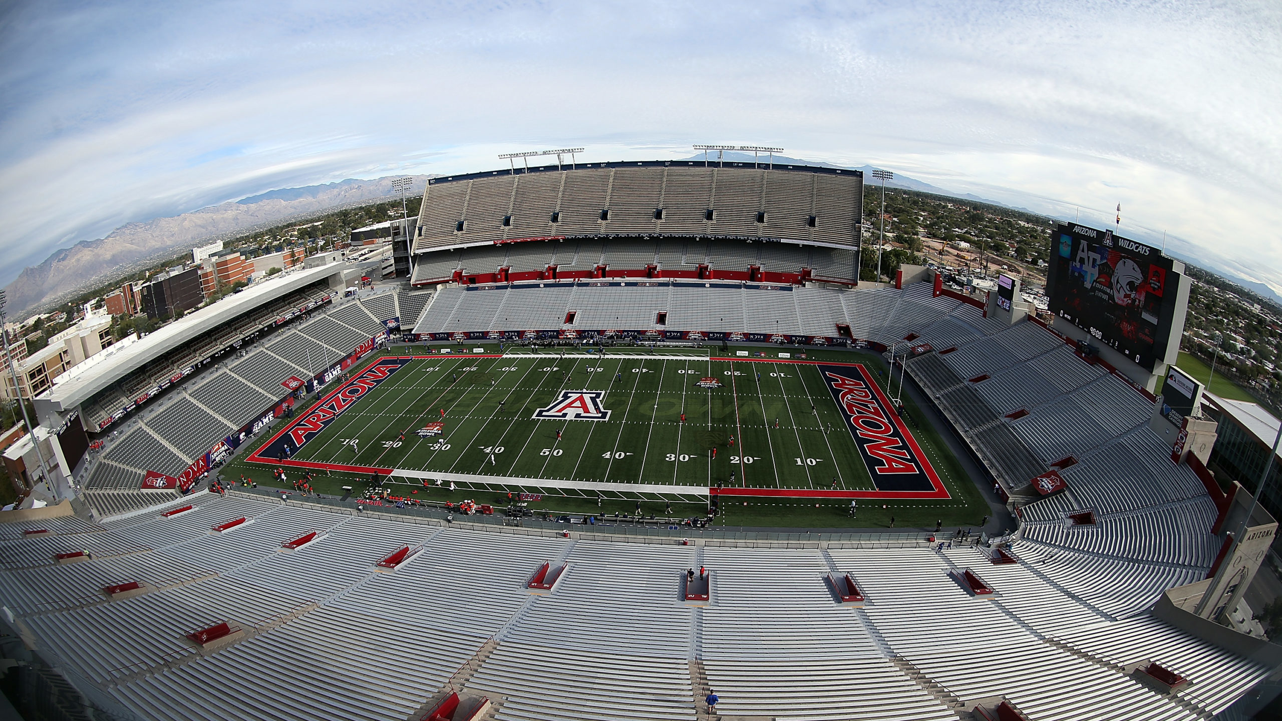 A general overview of Arizona Stadium before the start of the Nova Home Loans Arizona Bowl between ...