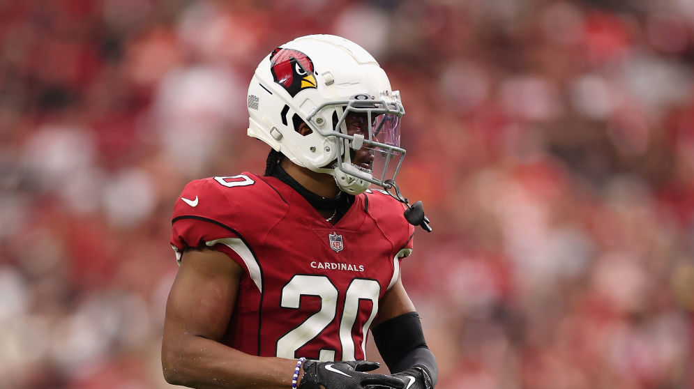 Cornerback Marco Wilson #20 of the Arizona Cardinals during the NFL game at State Farm Stadium on S...