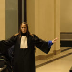 
              Lawyer Barbara Huylebroeck is searched at security as she enters the Justice Palace during a pre-trial court hearing in Brussels, Wednesday, Dec. 14, 2022. Judicial officials have told The Associated Press that Eva Kaili, a Greek European lawmaker charged with corruption in an alleged plot tarnishing EU institutions, will remain in detention until at least Dec. 22 after her hearing by a judge was postponed. (AP Photo/Gert Jochems)
            