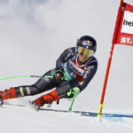 
              Italy's Sofia Goggia speeds down the course during an alpine ski, women's World Cup Super-G race, in St. Moritz, Switzerland, Sunday, Dec. 18, 2022. (AP Photo/Giovanni Pizzato)
            