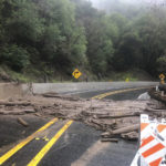 
              This Friday, Dec. 30, 2022, photo released by California Highway Patrol Dublin Area Office shows Niles Canyon Road closed between Pleasanton Sunol Rd and Fremont near Palomares Rd., in Alameda County, Calif. A landslide has closed a highway in the San Francisco Bay area as crews clear rock and mud debris from Niles Canyon Road, also known as State Route 84, between Fremont and Sunol according to the California Highway Patrol and Caltrans District 4. (CHP Dublin Area Office via AP)
            