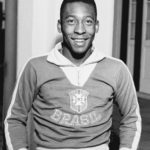 
              FILE - Brazil's Pele wears his national team's jersey in Rio de Janeiro, Brazil, May 25, 1962. Pelé, the Brazilian king of soccer who won a record three World Cups and became one of the most commanding sports figures of the last century, died in Sao Paulo on Thursday, Dec. 29, 2022. He was 82. (AP Photo, File)
            
