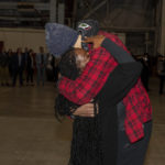 
              This photo provided by the U.S. Army shows WNBA star Brittney Griner, right, being greeted by wife Cherelle after arriving at Kelly Field in San Antonio following her release in a prisoner swap with Russia, Friday, Dec. 9, 2022. Griner said she's “grateful” to be back in the United States and plans on playing basketball again next season for the WNBA's Phoenix Mercury a week after she was released from a Russian prison and freed in a dramatic high-level prisoner exchange. “It feels so good to be home!” Griner posted to Instagram on Friday, Dec. 16, 2022, in her first public statement since her release. (Miquel A. Negro/U.S. Army via AP)
            