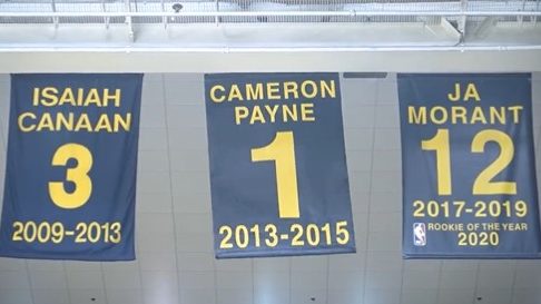 Suns PG Cam Payne's jersey hoisted in rafters at Murray State
