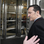 
              Former 21st Century Fox executive Hernan Lopez arrives to Federal court in Brooklyn, Tuesday, Jan. 17, 2023, in New York. (AP Photo/John Minchillo)
            