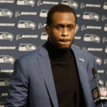 Seattle Seahawks quarterback Geno Smith speaks at a news conference after an NFL wild card playoff football game against the San Francisco 49ers in Santa Clara, Calif., Saturday, Jan. 14, 2023. (AP Photo/Josie Lepe)