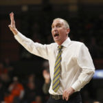 Arizona State head coach Bobby Hurley calls to players during the second half of an NCAA college basketball game against Oregon State in Corvallis, Ore., Saturday, Jan. 14, 2023. (AP Photo/Amanda Loman)