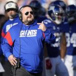 New York Giants head coach Brian Daboll reacts during the first half of an NFL football game against the Indianapolis Colts, Sunday, Jan. 1, 2023, in East Rutherford, N.J. (AP Photo/Seth Wenig)