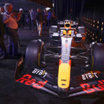 
              The new RB19 F1 car is unveiled during an event in New York, Friday, Feb. 3, 2023. Ford will return to Formula One as the engine provider for Red Bull Racing in a partnership announced Friday that begins with immediate technical support this season and engines in 2026. (AP Photo/Seth Wenig)
            