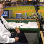 
              FILE -  Baseball announcer Tim McCarver poses in the press box before the start of Game 2 of the American League Division Series on Oct. 2, 2003 in New York. McCarver, the All-Star catcher and Hall of Fame broadcaster who during 60 years in baseball won two World Series titles with the St. Louis Cardinals and had a long run as the one of the country's most recognized, incisive and talkative television commentators, died Thursday morning, Feb. 16, 2023, in Memphis, Tenn., due to heart failure, baseball Hall of Fame announced. He was 81.  (AP Photo/Kathy Willens, File)
            