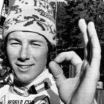 
              FILE - Ingemar Stenmark gives the OK sign after after he won the World Cup Special Slalomat Madonna Di Campiglio, Italy, on Dec. 17, 1974. To Ingemar Stenmark, all this fuss over Mikaela Shiffrin as she approaches his record of 86 World Cup skiing victories is beside the point. Because the 66-year-old Swede believes the American is already on another level. “She’s much better than I was. You cannot compare,” Stenmark said in an interview with The Associated Press. “(AP Photo)
            