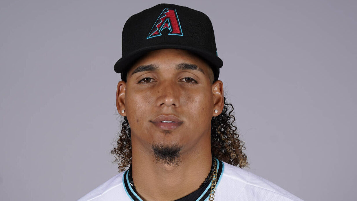This is a 2023 photo of Arizona Diamondbacks relief pitcher Carlos Vargas. This image reflects the ...