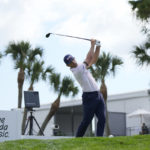 
              Billy Horschel tees off on the fourth hole in the first round of the Honda Classic golf tournament, Thursday, Feb. 23, 2023, in Palm Beach Gardens, Fla. (AP Photo/Rebecca Blackwell)
            