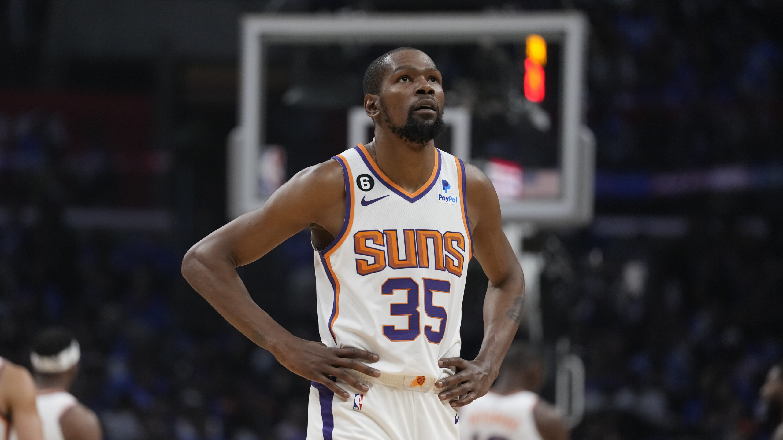 Phoenix Suns F Kevin Durant (AP Photo/Ashley Landis)...