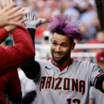 Lourdes Gurriel Jr. re-signed with the Diamondbacks as a free agent this offseason after his first career All-Star campaign in 2023. (Photo by Rich Schultz/Getty Images)