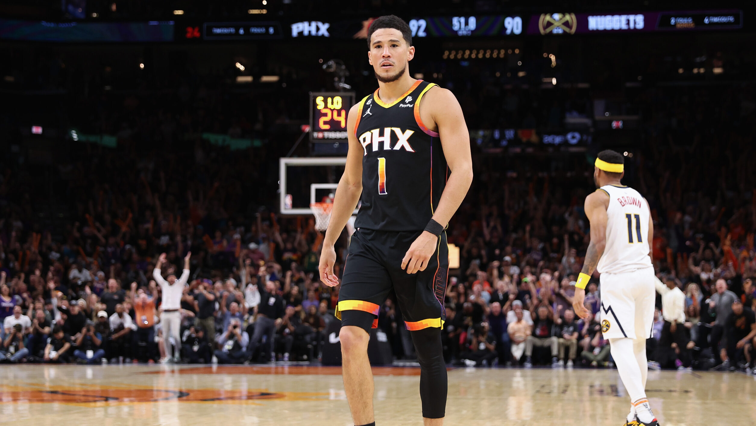 Devin Booker's coronation begins as Suns even series vs. Nuggets