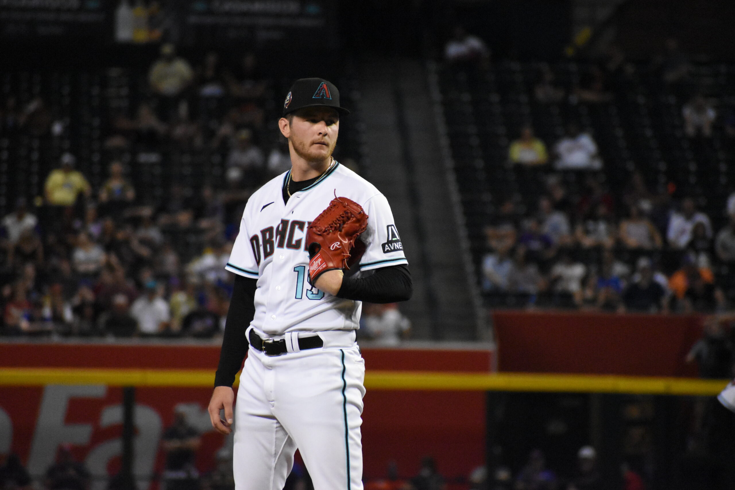 This is a 2023 photo of Arizona Diamondbacks relief pitcher Carlos Vargas.  This image reflects the Arizona Diamondbacks' active roster as of  Wednesday, Feb. 22, 2023, when this image was taken in