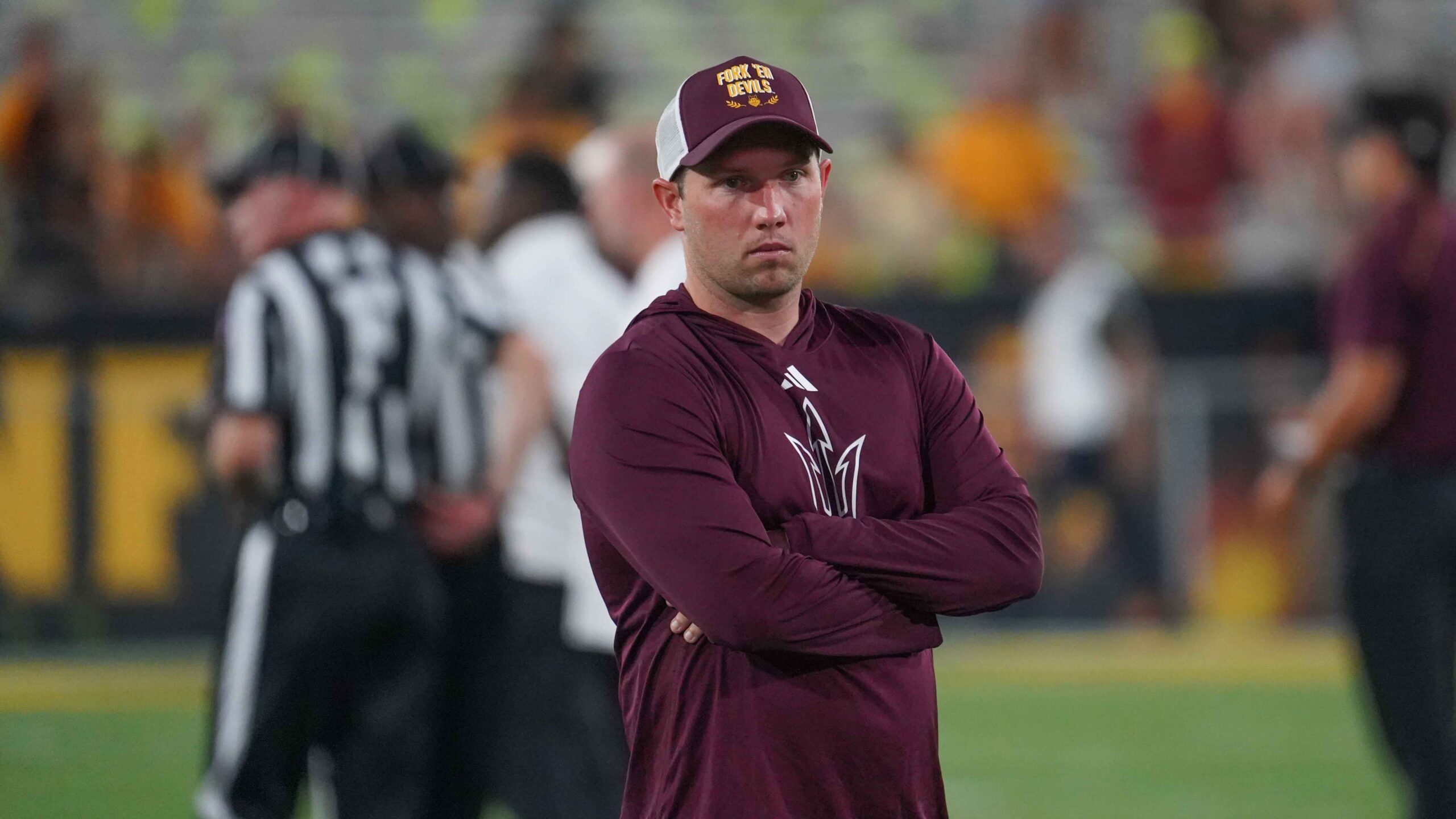 ASU Head Coach Kenny Dillingham, Fresno State at Arizona State September 18, 2023 (Jeremy Schnell/A...