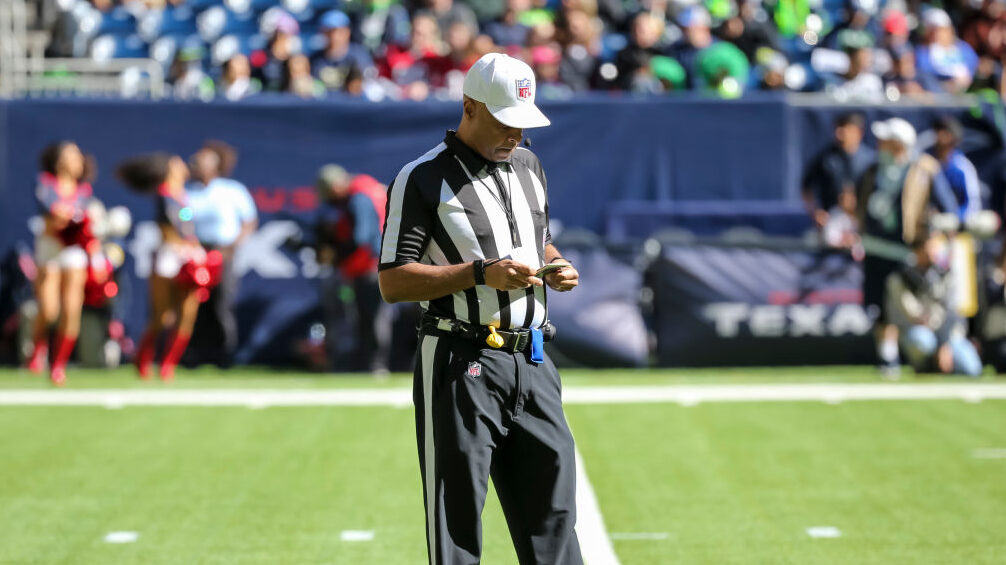 NFL referee, official...