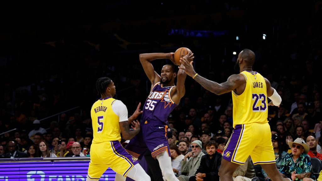 Kevin Durant in Suns-Lakers...