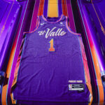 The new City Edition "El Valle" jerseys for the Phoenix Suns in the 2023-24 season (photos courtesy of the Phoenix Suns)